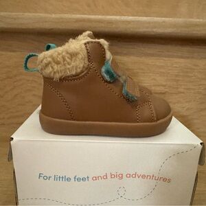 Ten Little Furry High Tops - Toddler 5.5